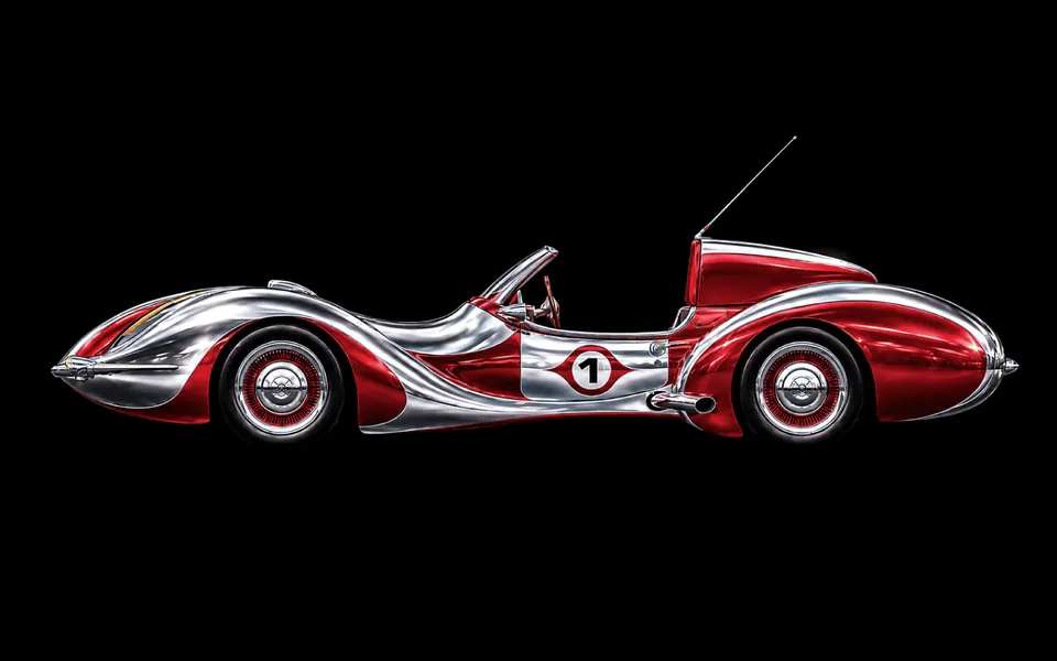 Sci fi Heroes Car, 01 Night Explorer, illustration work, Personal, 1998