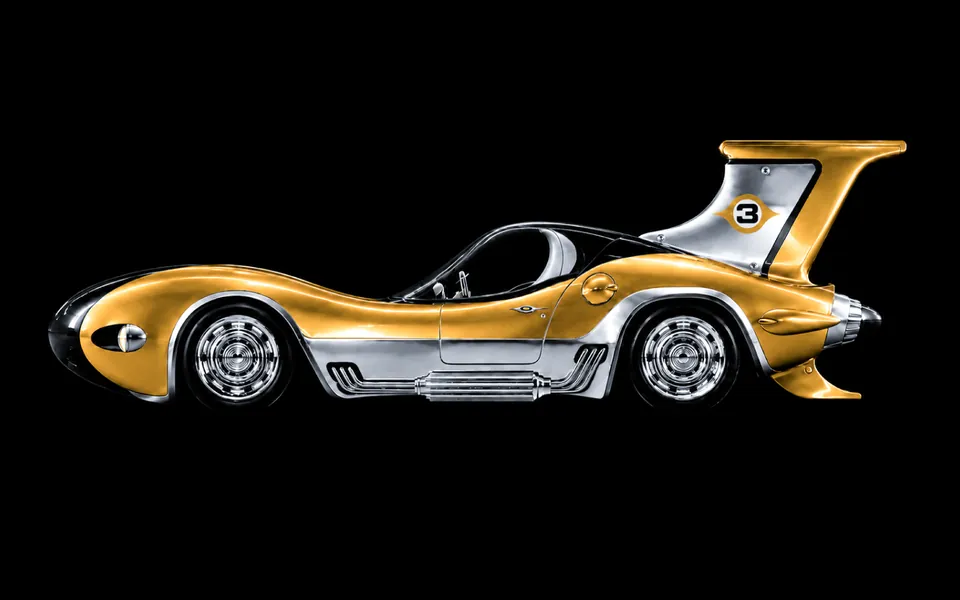 Sci fi Heroes Car, 03 Gun Mobile, illustration work, Personal, 1998